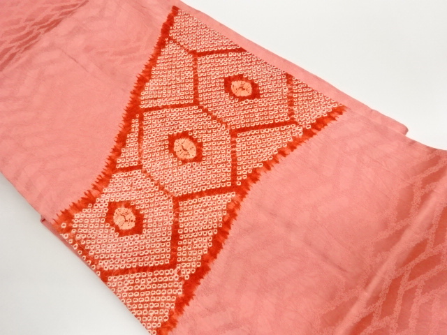 JAPANESE NAGOYA OBI / SHIBORI / KIKKO PATTERN